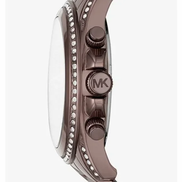 Oversized Blair Pavé Sable-Tone Watch